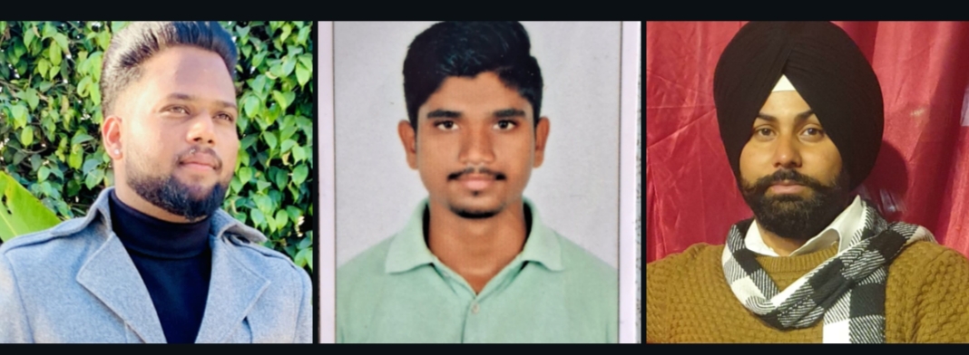 Government college students condemn arrest of farmers